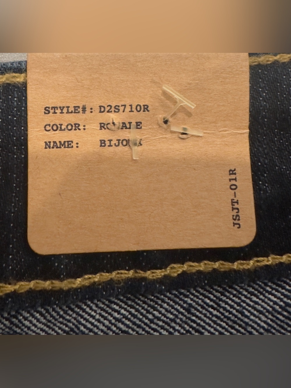 NWT Jeanstar Womens Y2K Extra Low Rise Bijoux Skinny Jeans Size 10 Stretch - Picture 8 of 13